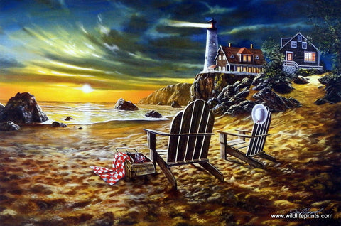 Jim Hansel Seaside Rendezvous - 12"x7.75"- Open Edition