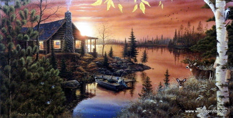 Mark Daehlin Autumn Evening - 33"x 17" Open Edition