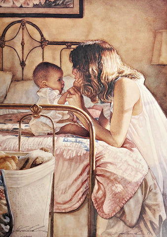 Steve Hanks Mother and Child Bond S/N Art Print