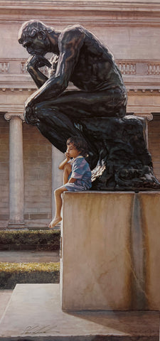 Steve Hanks The Thinkers S/N Art Print