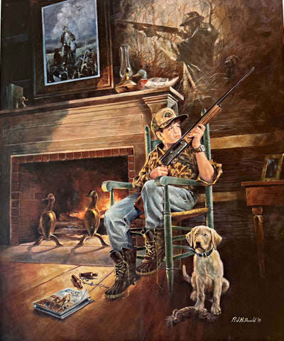 R.J. McDonald Granddad’s Gun Hunting S/N Art Print 18 x 22.5