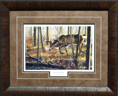 Cynthie Fisher Hot on the Trail- Framed - 21"x17" Open Edition