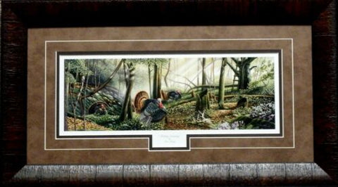 Mike Flentje Trophy Country Wild Turkey Print-Framed  23.75 x 14