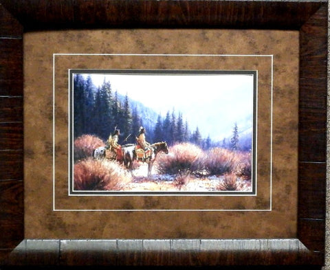 Martin Grelle Warriors in the Willows-Framed