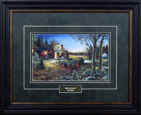 Jim Hansel Good Old Days- Framed - 15.5"x11" Open Edition