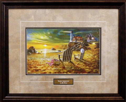 Jim Hansel Seaside Rendezvous-Framed - 21"x17" Open Edition