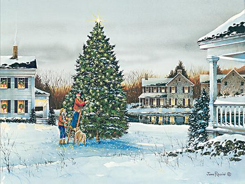 John Rossini Open Edition Christmas Print More Lights? (16x12)