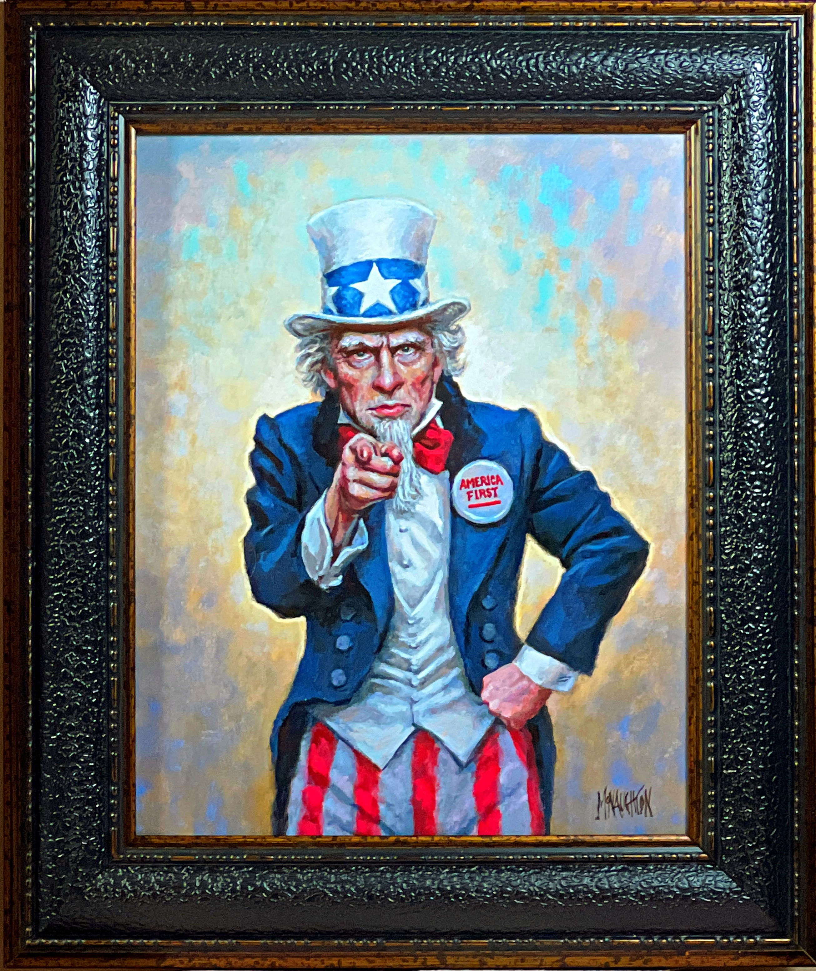 America First Uncle Sam | Poster