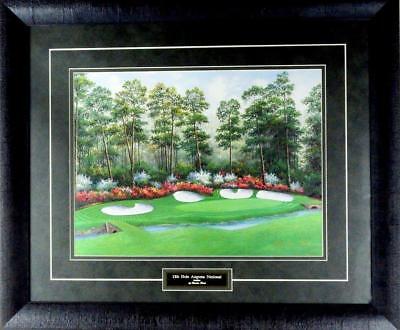 Charles Beck "13th Hole Augusta Nationals" Framed Golf Print 25 x 21