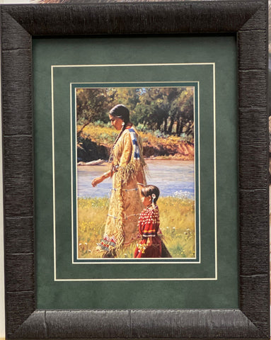 Martin Grelle Summer on Greasy Grass Art Print-Framed 19 x 15 Free Shipping