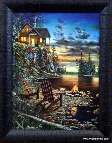 Jim Hansel Summer Pleasures- Framed - 15"x19" Open Edition