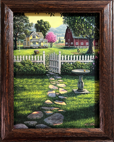 Kim Norlien Country Life farm Art Print-Framed 14.5 x 11.5