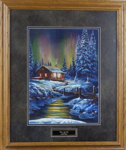 Jim Hansel Fire and Ice - Framed