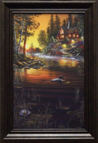 Jim Hansel Garden Hideaway Decorator-Framed