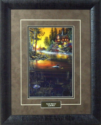 Jim Hansel Garden Hideaway-Framed