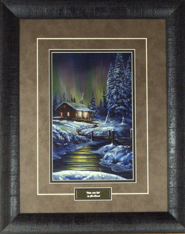 Jim Hansel Fire and Ice-Framed