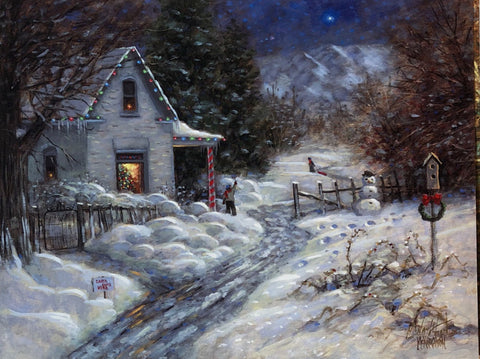 Jon McNaughton Gentle Memory Christmas Art Print 14 x 11