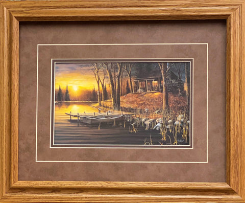 Jim Hansel Simple Pleasures- Framed - 21"x17" Open Edition