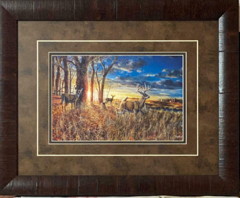 Jim Hansel Passing The Buck- Framed - 21"x17" Open Edition