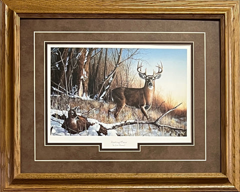 Jim Hansel Resting Place- Framed - 21"x17" Open Edition - 21"x17" Open Edition