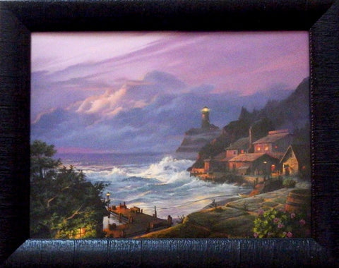 Michael Humphries Sunset Fog-Framed 19 x 15