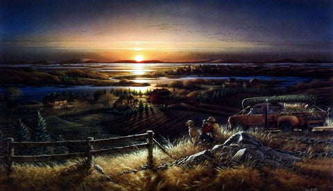 Terry Redlin Best Friends - 24" x 14" Open Edition Elite