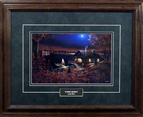 Jim Hansel Evening Serenity- Framed - 21"x17" Open Edition