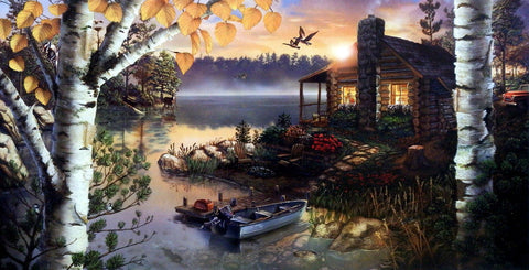 Jim Rownd Autumn Splendor - 33"x17" Open Edition - 33"x17" Open Edition