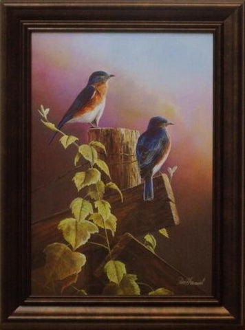 Jim Hansel A Touch of Spring  Decorator Art Print-Framed   10.5" x 14.5"