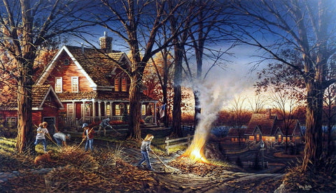 Terry Redlin Autumn Evening - 32"x18.5" Artist's Proof